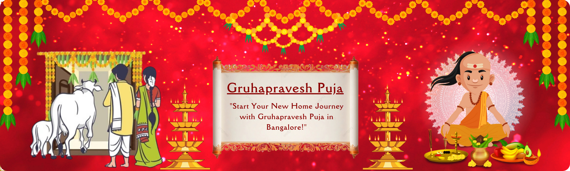 Gruhapravesh Puja in Bangalore by Hindi pandit and North Indian pandit