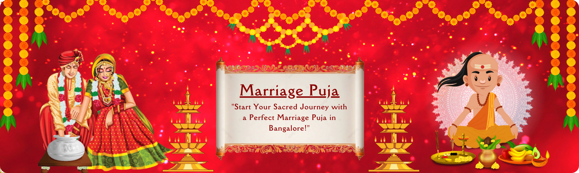 Marriage Puja in Bangalore by Hindi pandit and North Indian pandit