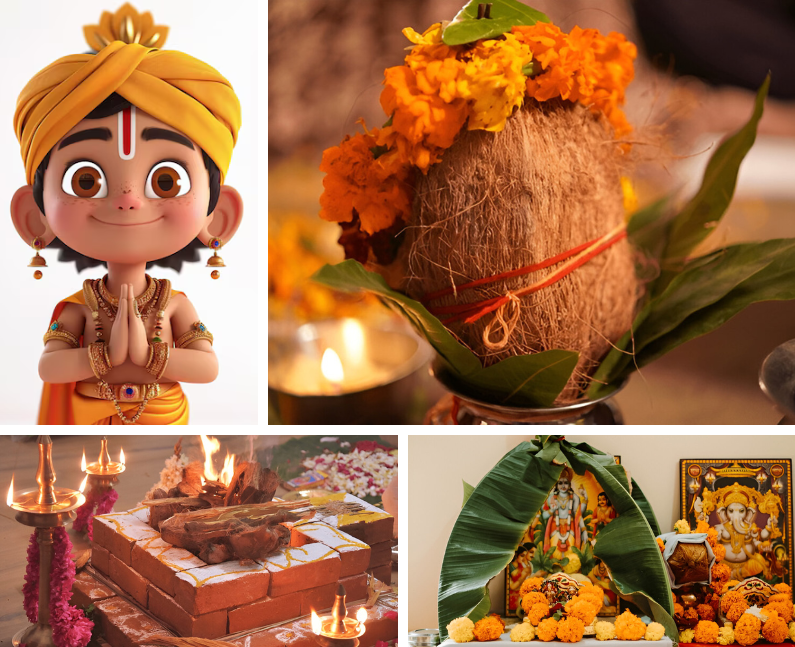 Durga Puja in Bangalore by Hindi pandit and North Indian pandit